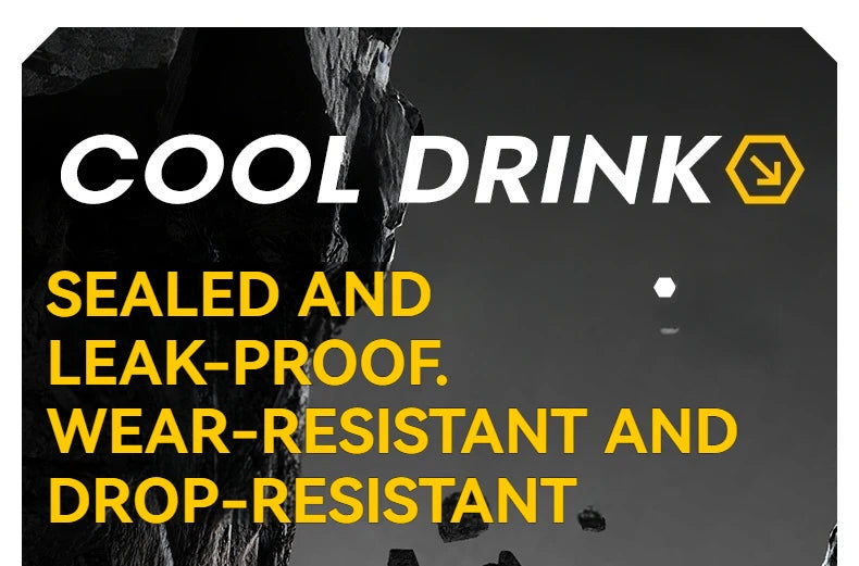 Insulated Sports Water Bottle with Handle - 1L Stainless Steel