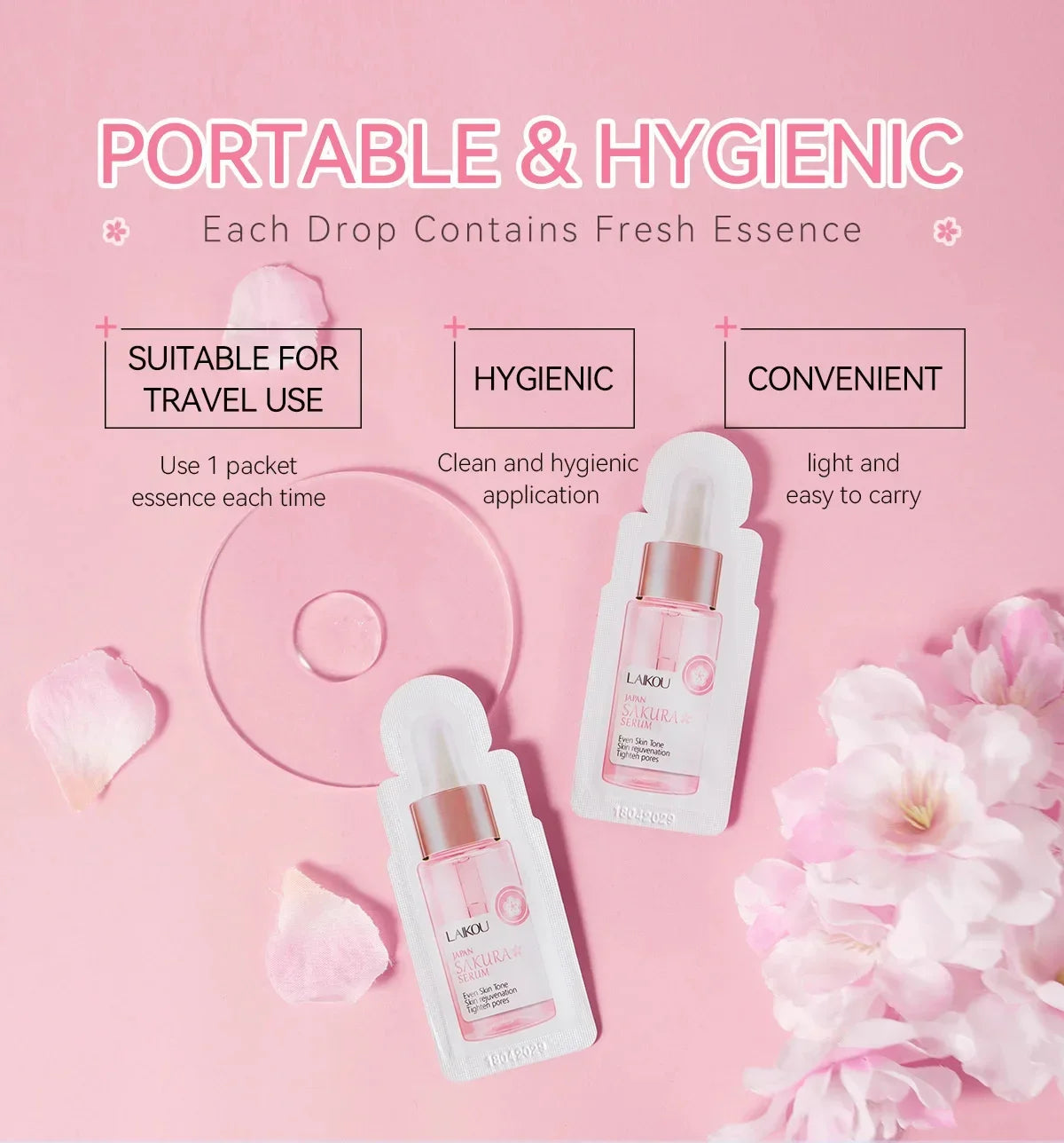 Sakura Brightening Face Serum (Glow & Pore Tightening)