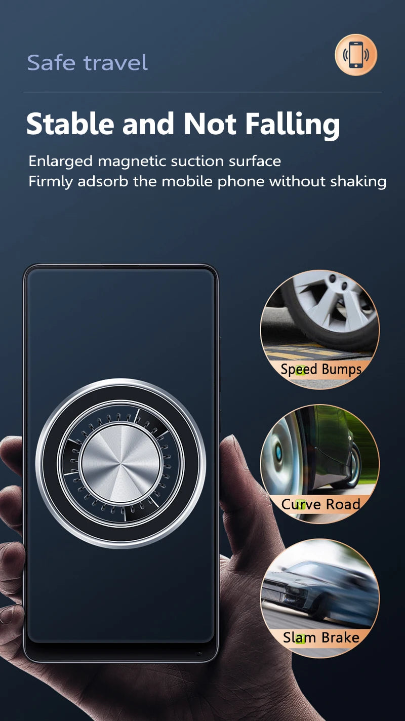MagSafe Car Phone Mount - 360° Magnetic Air Vent Holder