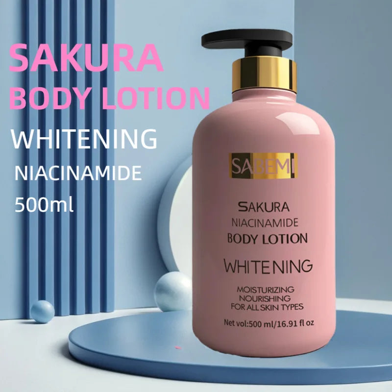 Sakura Glow Niacinamide Body Lotion (Hydrating & Brightening)