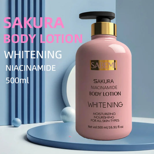 Sakura Glow Niacinamide Body Lotion (Hydrating & Brightening)