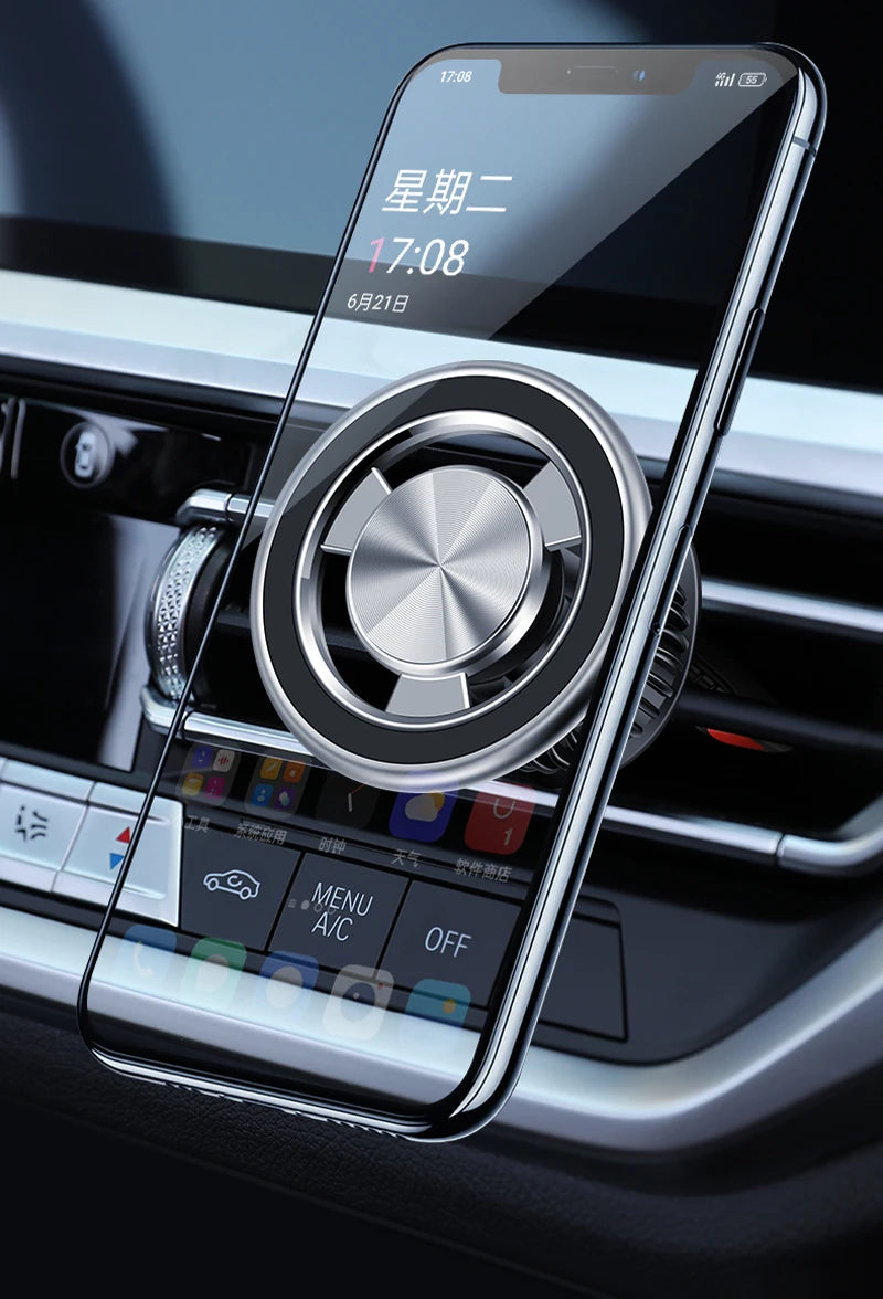 MagSafe Car Phone Mount - 360° Magnetic Air Vent Holder