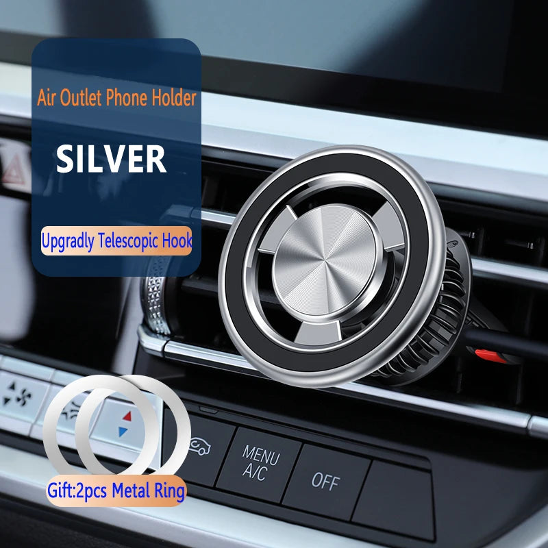 MagSafe Car Phone Mount - 360° Magnetic Air Vent Holder