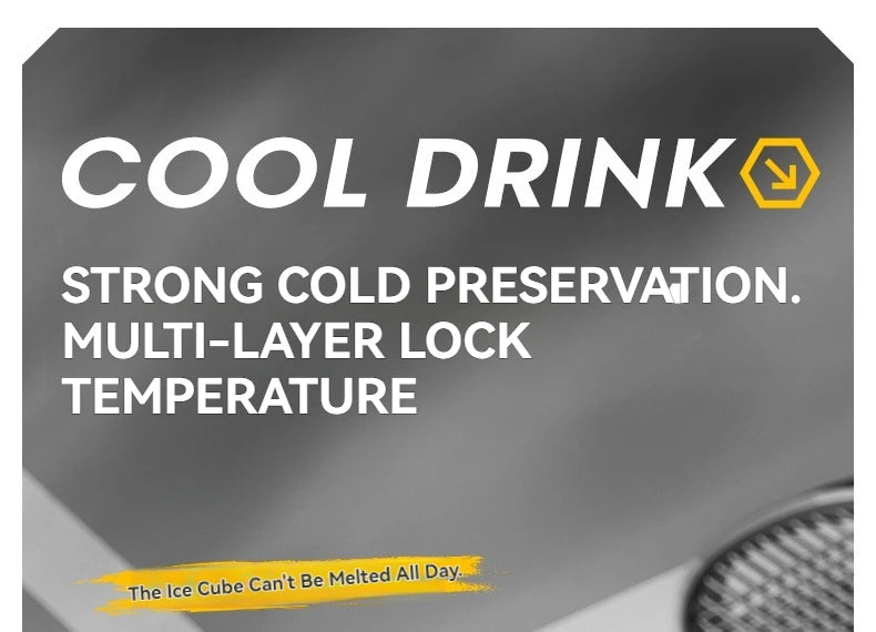 Insulated Sports Water Bottle with Handle - 1L Stainless Steel