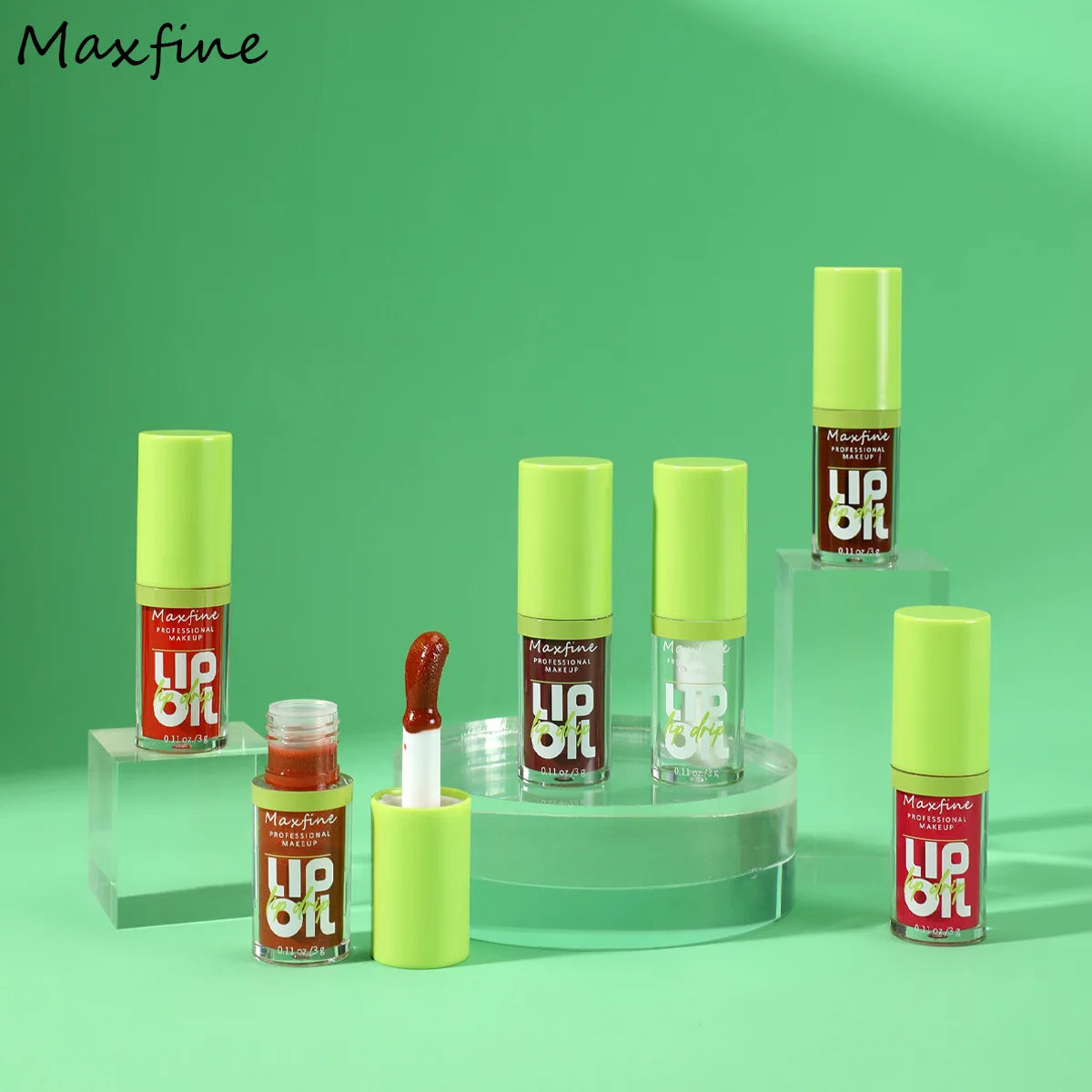 GlassGlow Lip Gloss Set (6 Shades)