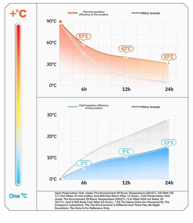 Insulated Sports Water Bottle with Handle - 1L Stainless Steel