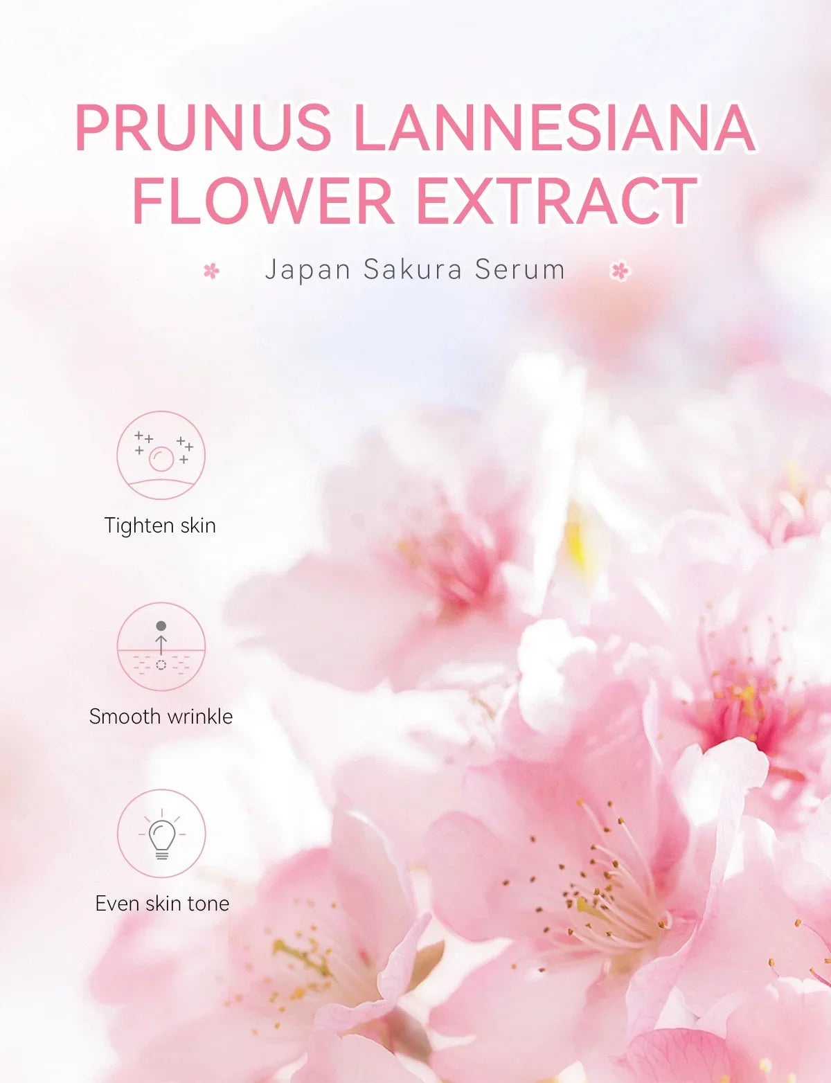 Sakura Brightening Face Serum (Glow & Pore Tightening)