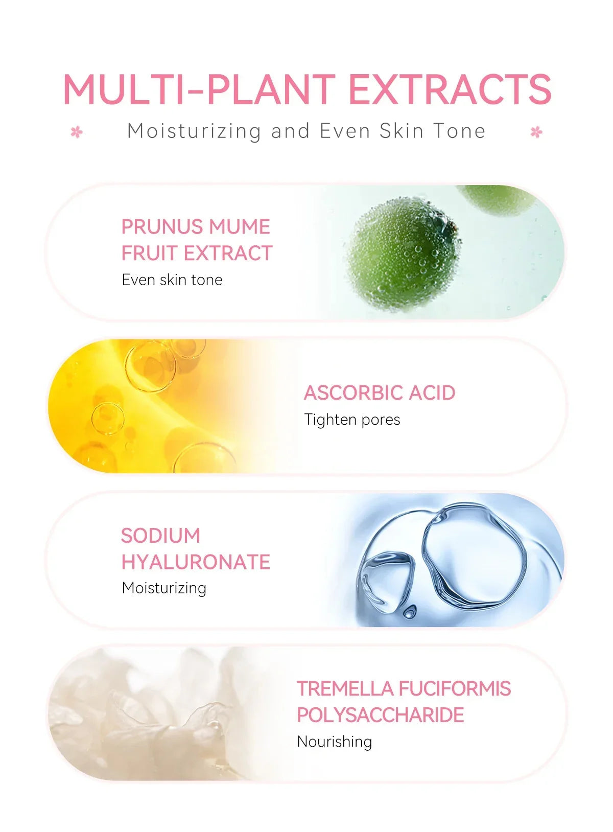 Sakura Brightening Face Serum (Glow & Pore Tightening)