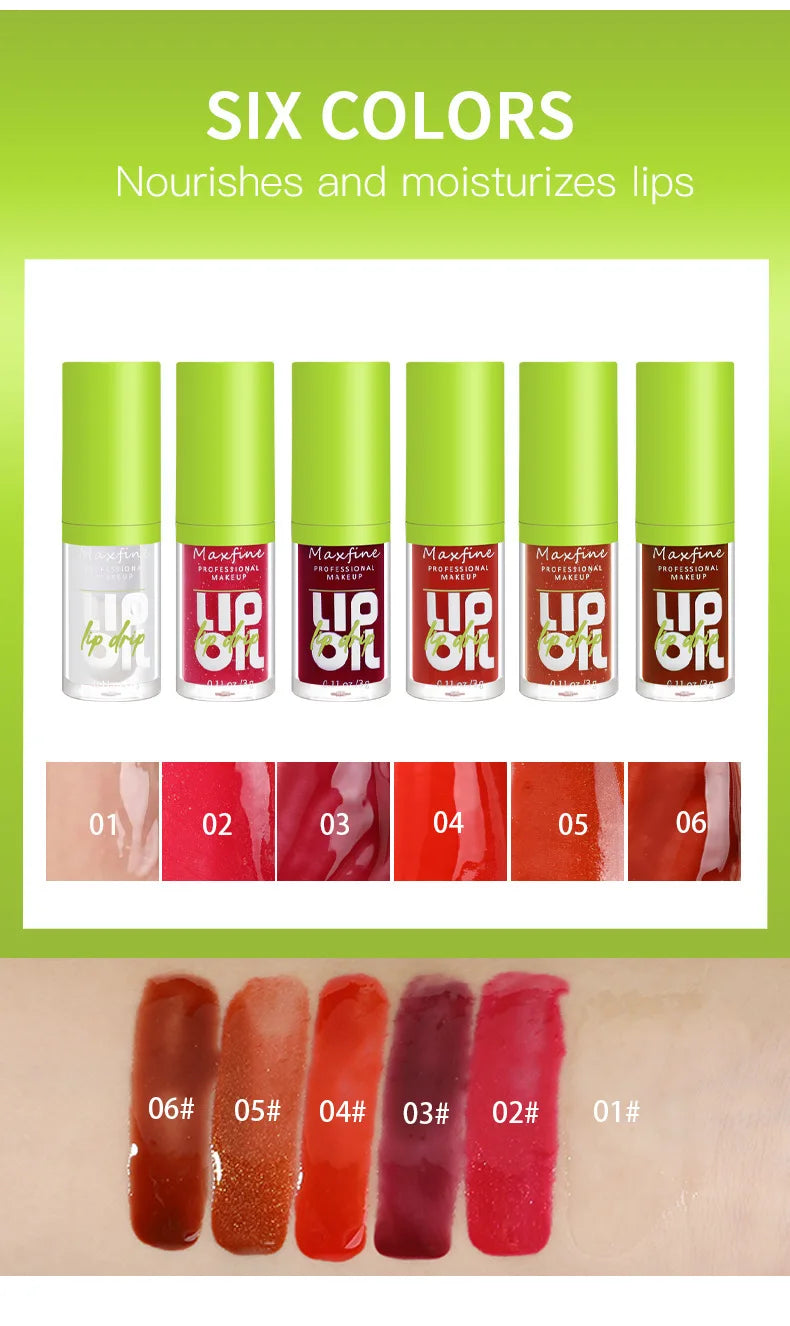 GlassGlow Lip Gloss Set (6 Shades)