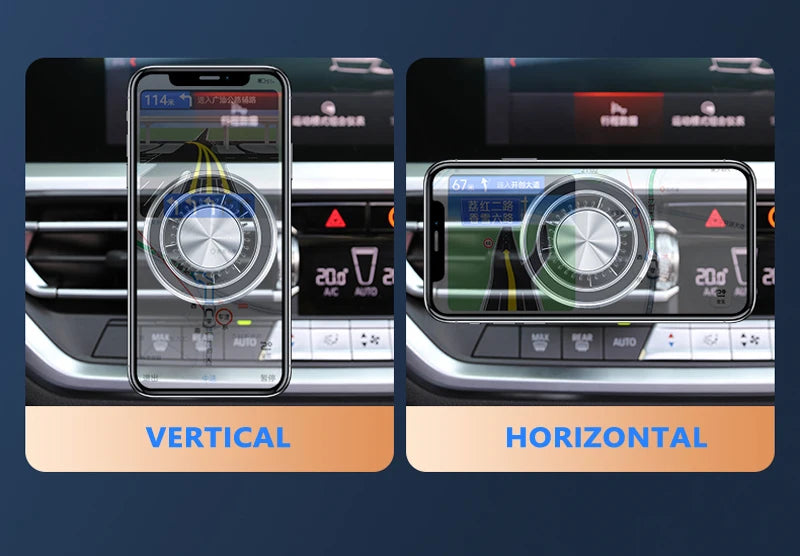 MagSafe Car Phone Mount - 360° Magnetic Air Vent Holder