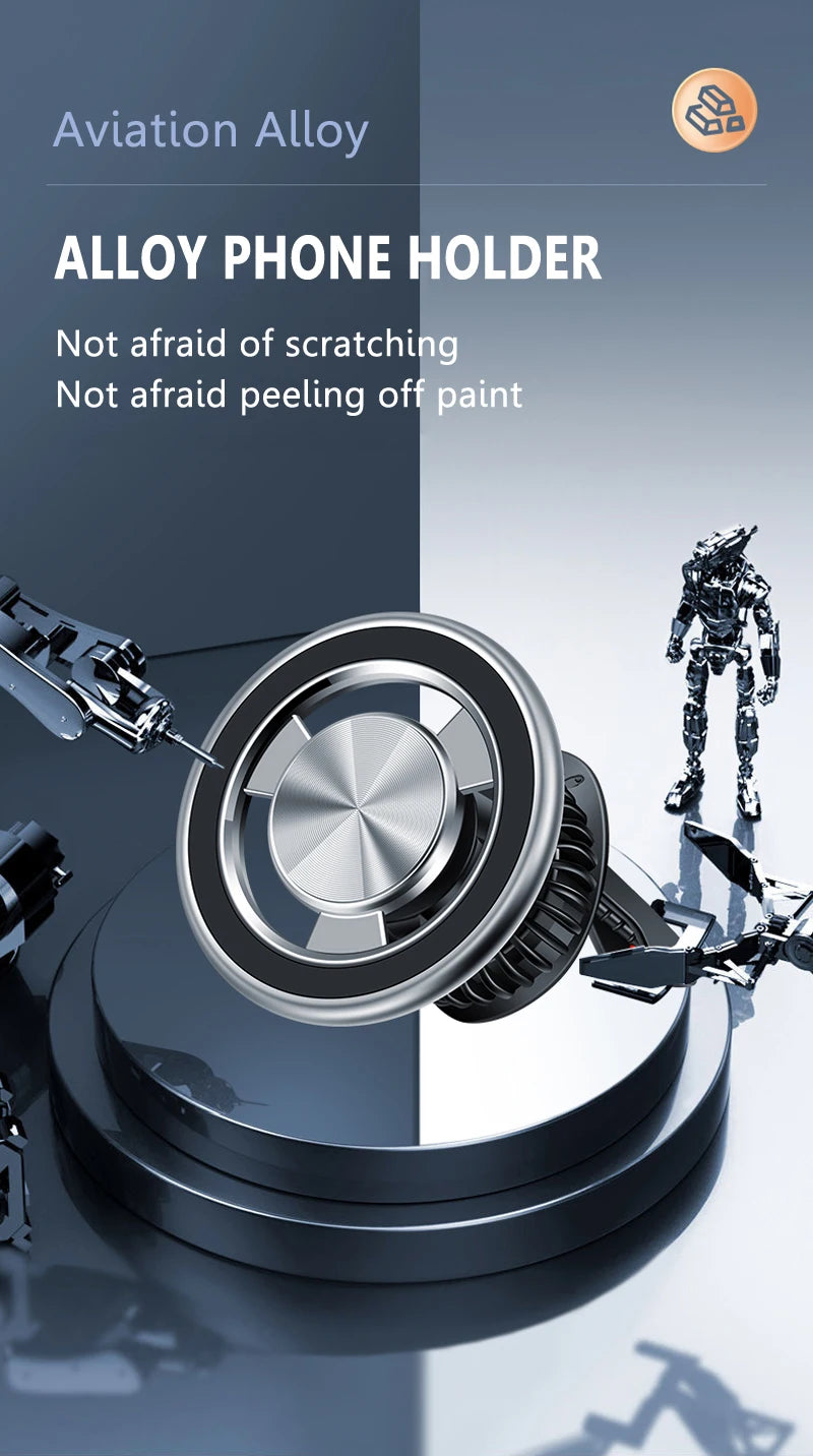 MagSafe Car Phone Mount - 360° Magnetic Air Vent Holder