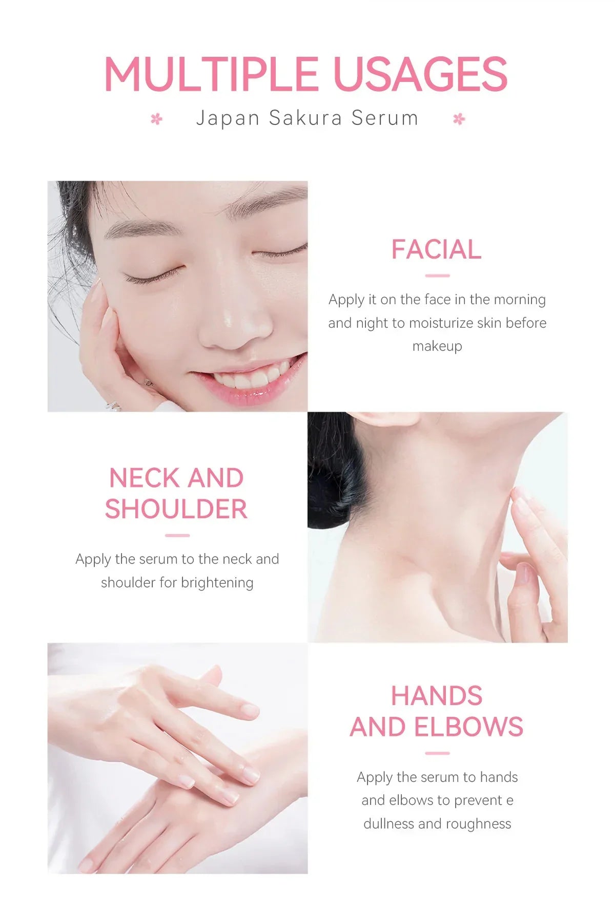 Sakura Brightening Face Serum (Glow & Pore Tightening)