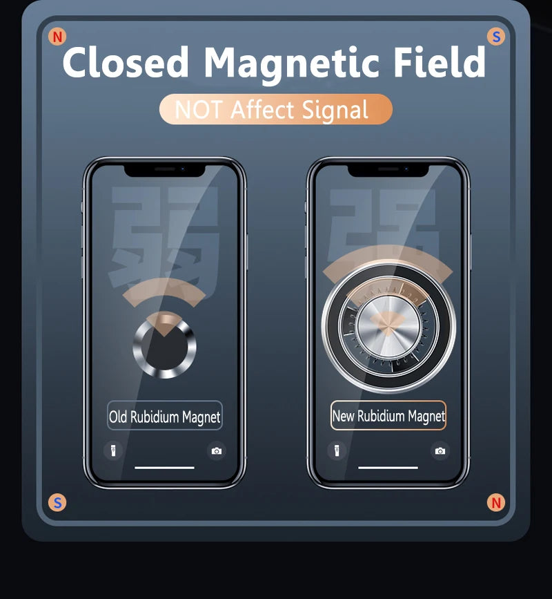 MagSafe Car Phone Mount - 360° Magnetic Air Vent Holder