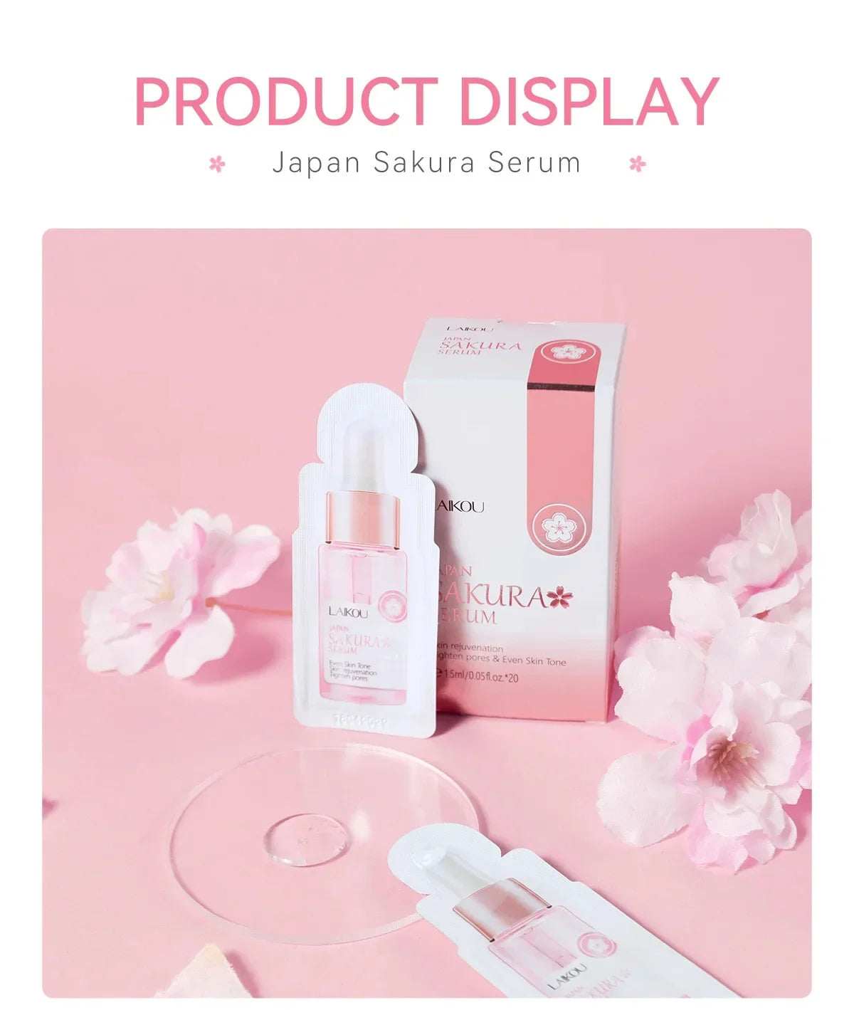 Sakura Brightening Face Serum (Glow & Pore Tightening)