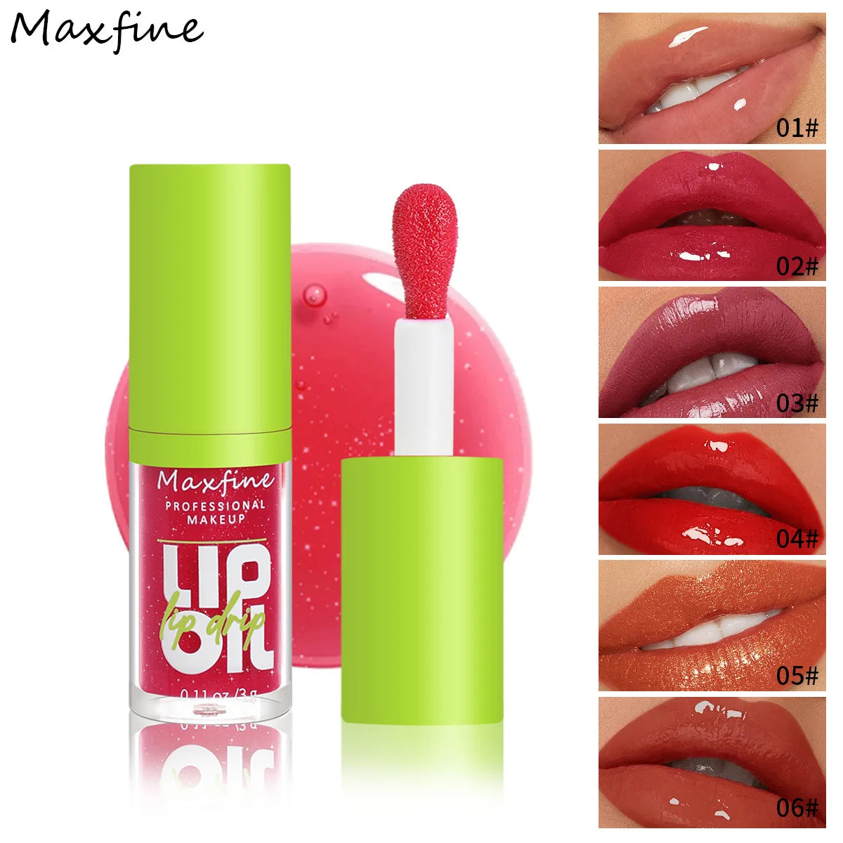 GlassGlow Lip Gloss Set (6 Shades)
