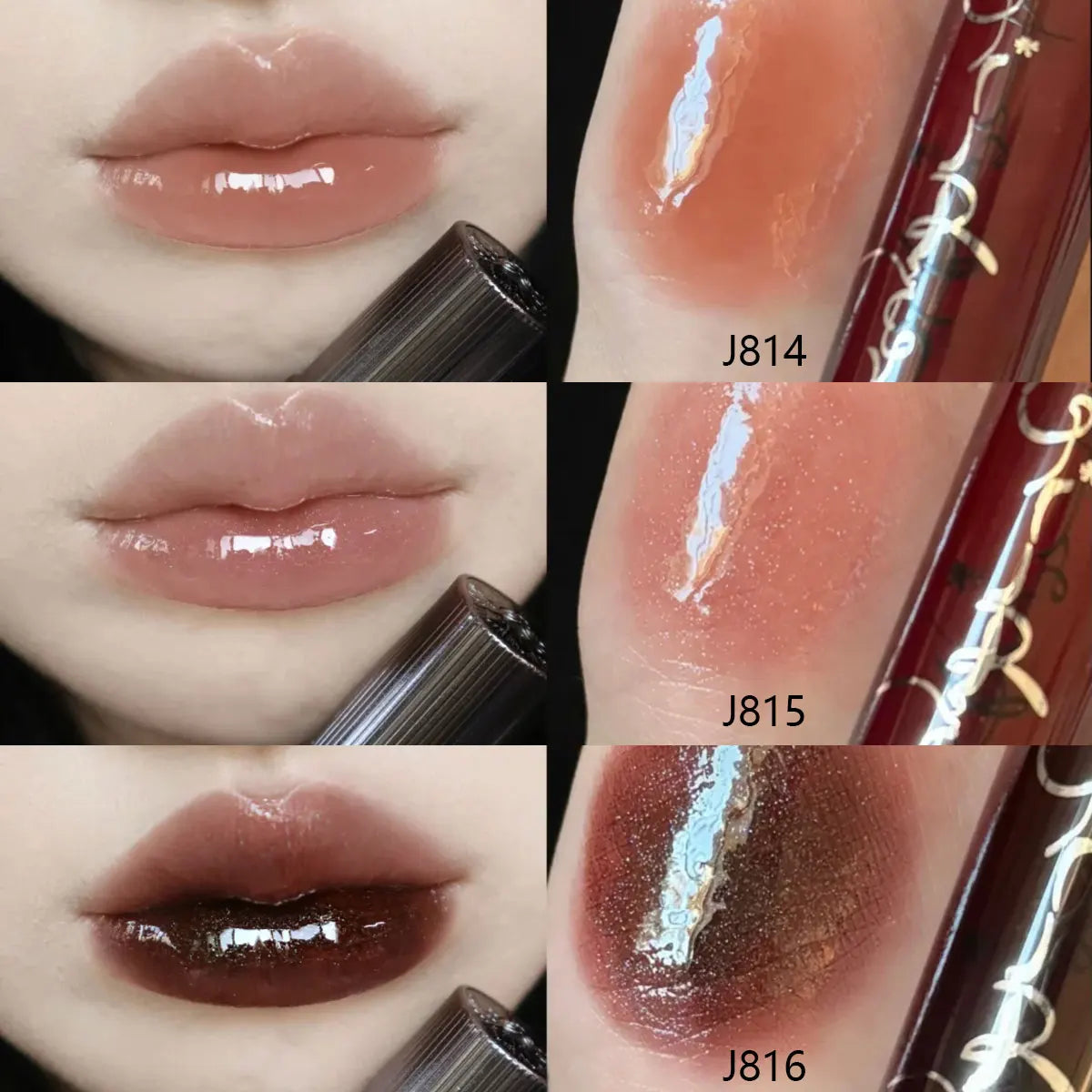 Glass Lip Gloss Set (4 Shades)